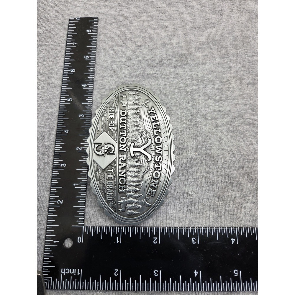 Yellowstone Dutton Ranch National Park Oversized Belt Buckle Western Large - Picture 6 of 8